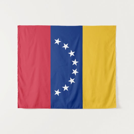 Fahne Venezuela Wandteppich (Vorderseite (Horizontal))