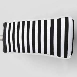 Fahne von Cornwall Streifen schwarz weiß Linie Mus Golf Headcover