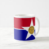 Fahne von Dallas, Texas Coffee Tasse (VorderseiteRechts)