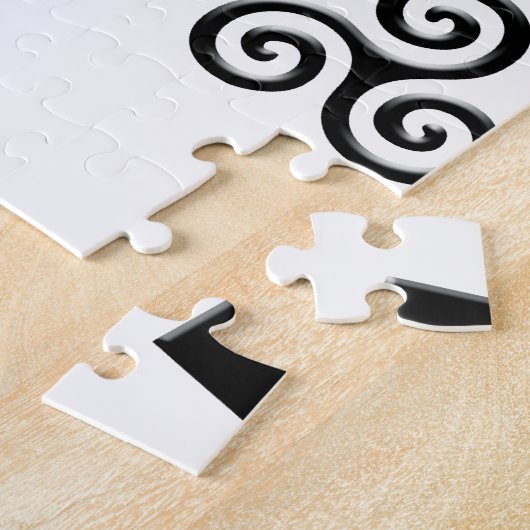 Fahne von der Bretagne Puzzle (Seite)