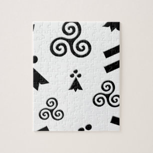 Fahne von der Bretagne Puzzle