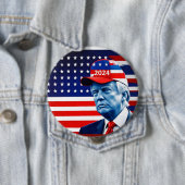 Fahne von Donald Trump 2024 Button (Beispiel)