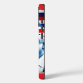 Fahne von Donald Trump 2024 Case-Mate iPhone Hülle (Rückseite / Links)