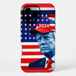 Fahne von Donald Trump 2024 iPhone 16 Pro Max Hülle