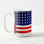Fahne von Donald Trump 2024 Kaffeetasse (Links)