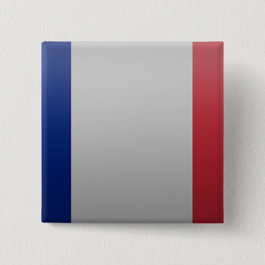 Fahne von Frankreich Button (Vorderseite)