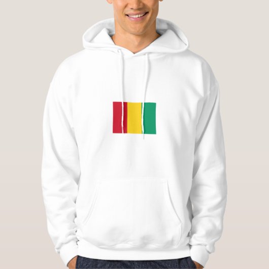 Fahne von Guinea Hoodie (Vorderseite)