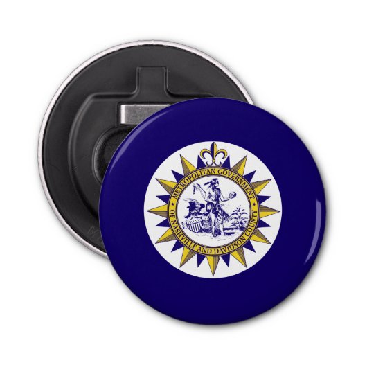 Fahne von Nashville, Tennessee-Flaschenöffner Flaschenöffner (Vorderseite)