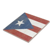 Fahne von Puerto Rico Fliese (Seite)