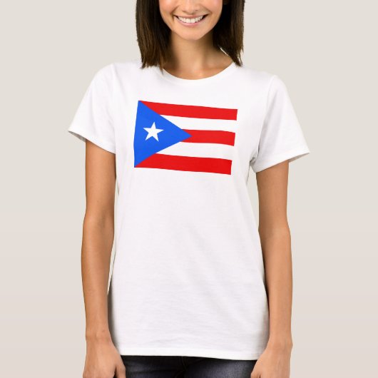 Fahne von Puerto Rico T - Shirt der Frauen (Vorderseite)