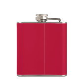 Fahne von Raleigh, North Carolina Hip Flask Flachmann (Rückseite)