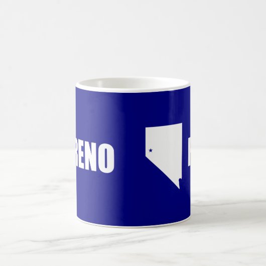 Fahne von Reno, Nevada Coffee Tasse (Mittel)