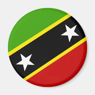 Fahne von St. Kitts und Nevis Magnet