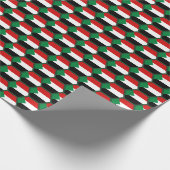 Fahne-Wabenpapier für die sudanesische Flagge Geschenkpapier (Ecke)