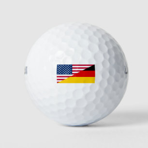 Fahne zum US-amerikanischen Stolz Golfball