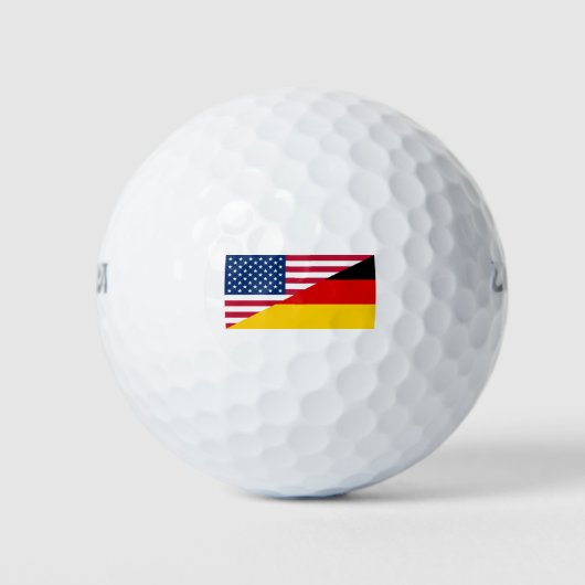 Fahne zum US-amerikanischen Stolz Golfball (Vorderseite)