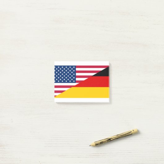 Fahne zum US-amerikanischen Stolz Post-it Klebezettel (Auf Schreibtisch)