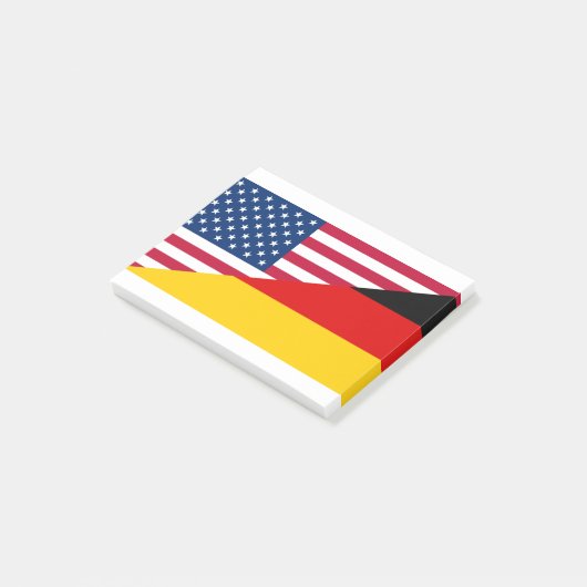 Fahne zum US-amerikanischen Stolz Post-it Klebezettel (angewinkelt)