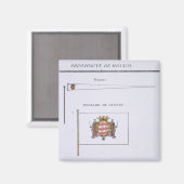 Fahnen aus Monaco, aus einem französischen Buch de Magnet (Vorderseite/Rückseite)