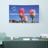 Fahnen-Krankenschwester-Wochen-Dank zuerst immer Banner (Messeveranstaltung)