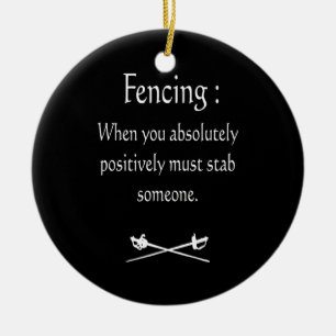 Fahnen, wenn Sie absolut positiv zu stolpern Keramik Ornament