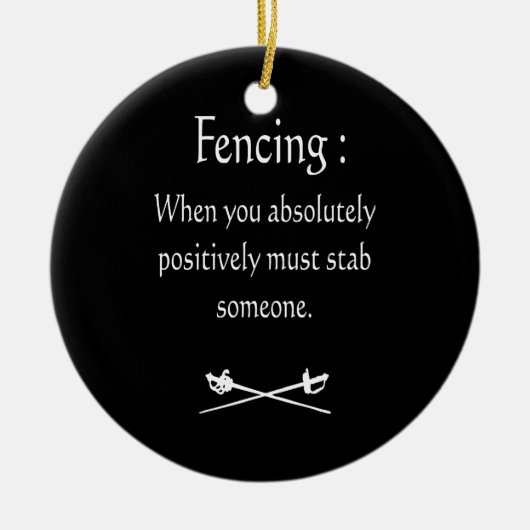 Fahnen, wenn Sie absolut positiv zu stolpern Keramik Ornament (Vorne)