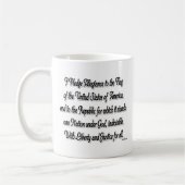 Fahneneid Kaffeetasse (Links)