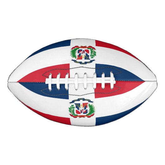 Fahnenfußball der Dominikanischen Republik Football (Vorderseite)