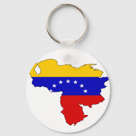 Fahnenkarte Venezuela Schlüsselanhänger