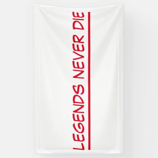 Fahnenlegenden die nie banner (Vertikal)