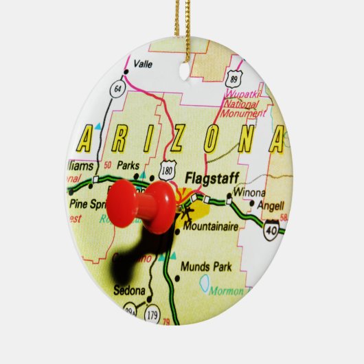 Fahnenmast, Arizona Keramik Ornament (Rechts)