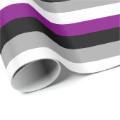 Fahnenpapier zum Thema Asexualität Geschenkpapier (Rolleneckpunkt)