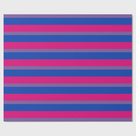 Fahnenpapier zum Thema Bisexualität Geschenkpapier (Flach)