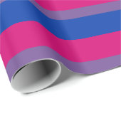 Fahnenpapier zum Thema Bisexualität Geschenkpapier (Rolleneckpunkt)