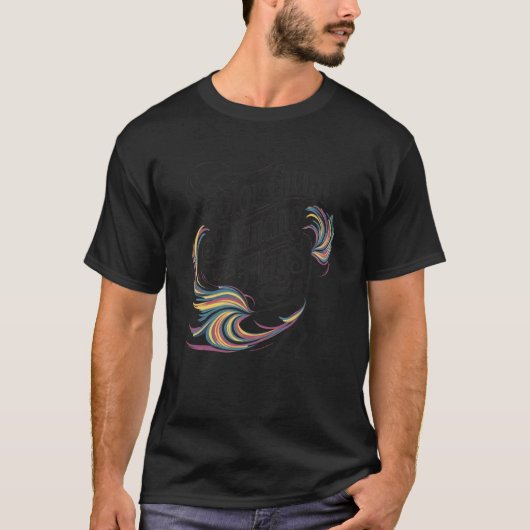 Fahnenschwenken mit Flaggen T-Shirt (Vorderseite)