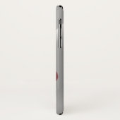 Fahnenschwenkend von Serbien - Case-Mate iPhone Hülle (Hinten/Links)