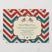 Fahnenschwenkende Farbeinladung Einladung (Vorne/Hinten)