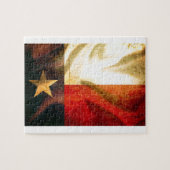 Fahnenschwenkende Seide Texas Puzzle (Horizontal)