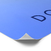 Fahr nicht Ski Reisenplakat Poster (Ecke)