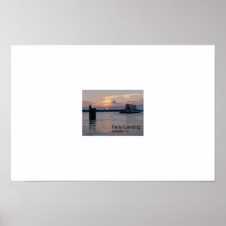 Fähranlandung, Galveston TX Poster