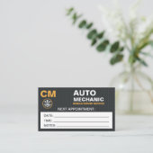 Fahrausweis für das mobile mechanische Auto Terminkarte (Stehend Vorderseite)