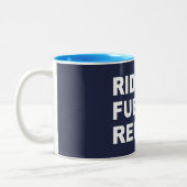 Fahrbrennstoff-Wiederholung Zweifarbige Tasse (Links)