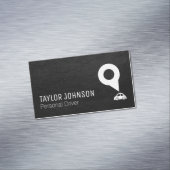 Fahrdienst Magnetische Visitenkarte (Beispiel)