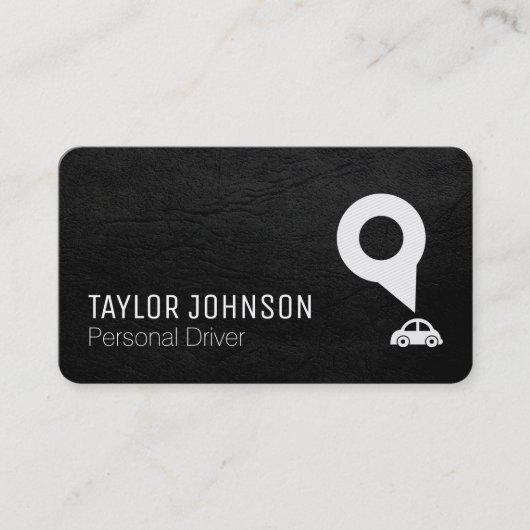 Fahrdienst Visitenkarte (Vorderseite)