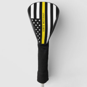 Fahrdienstleiter verdünnen gelbe Linie Golf Headcover