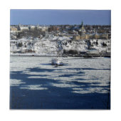 Fähre am Saint Lawrence River, Quebec Fliese (Vorderseite)