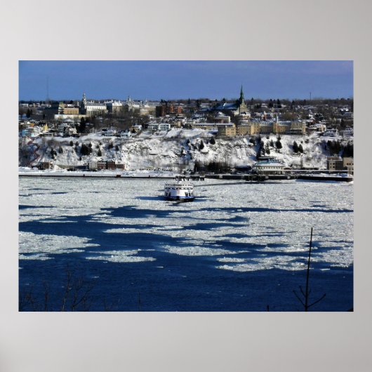 Fähre am Saint Lawrence River, Quebec Poster (Vorne)