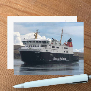 Fähre auf dem Weg nach Islay in Schottland Postkarte