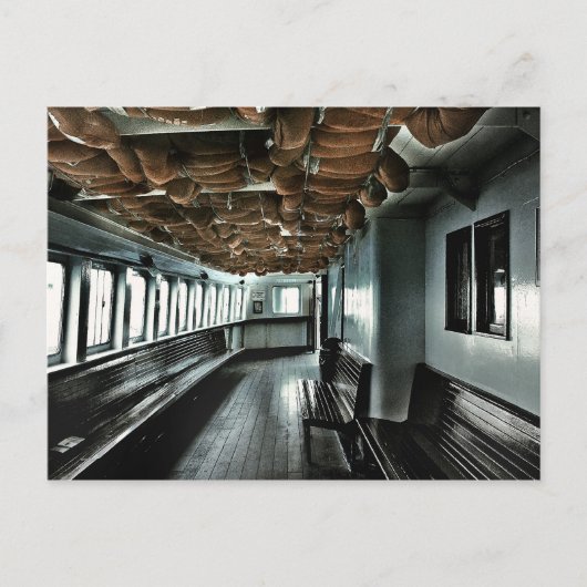 Fähre auf der Insel Toronto Postkarte (Vorderseite)