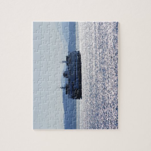 Fähre auf Puget Sound Puzzle (Vertikal)